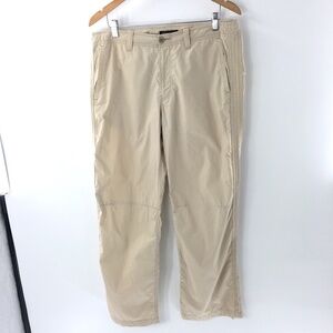 Brooks Brothers Men's Merino Wool Blend V-Neck Long Sleeve Sweater in Navy Blue.